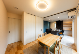 家族の時間とプライベートを大切にした、平屋の住まい